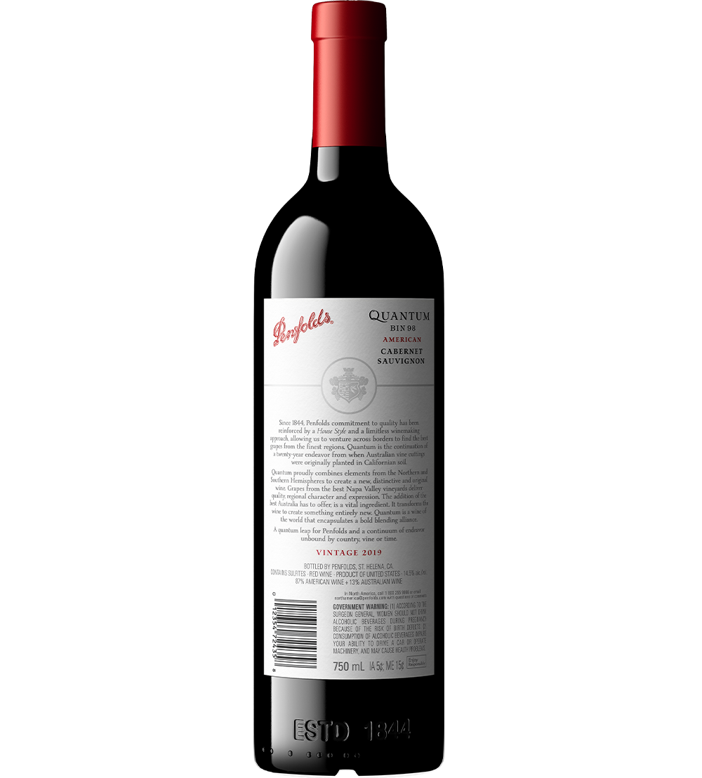 Penfolds Quantum Cabernet Sauvignon 2019 Penfolds Wines 7637